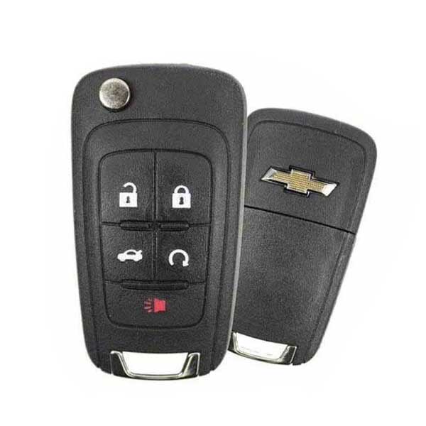 2010-2021 Chevrolet / Buick / 5-Button Remote Flip Key / PN: 5912545 / 5912556 / OHT01060512 / OEM REFURB 2010-2021 Chevrolet / Buick / 5-Button Remote Flip Key / PN: 5912545 / 5912556 / OHT01060512 / OEM REFURB